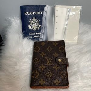 Louis Vuitton Brown Monogram Passport Holder